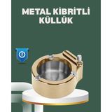 Belle Fusion Mey Ithalat® Yeniden Doldurulabilir Çakmaklı Küllük Dayanıklı Yapı