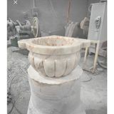 Belle Vie Afyon Sarılı Beyaz Hamam Kurna Türk Geleneksel Hamam Kurnası