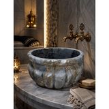 Belle Vie Doğal Mermer Hamam Kurnası | El Işçiliğiyle Üretilen Lüks Banyo Tasarımı