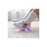 Belle Vie Shoes Beyaz Pembe Ortapedik Işıklı Bebek Spor Ayakkabı