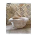 Belle Vie Traverten düz hamam kurnası