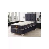 Belletto Tek Kişilik Semiramis Baza+Başlık+Yatak 120X200