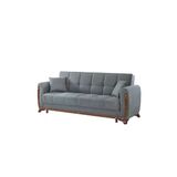 Belletto Yataklı Sandıklı Süngerli Zeta Kanepe Gri