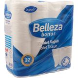 Belleza Bonus Tuvalet Kağıdı 32 Rulo 2 Katlı Ultra Yumuşak ve Ekstra Dayanıklı