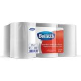 Belleza Standart Hareketli Kağıt Havlu Çift Katlı 21 cm 68 M - 6 Adet - Renkli