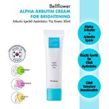 Bellflower Arbutin, Niacinamide Içeren Akne Izi ve Leke Karşıtı, Yatıştırıcı, Nemlendirici, Aydınlatıcı Krem 30ML