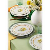 Bellis 4 Parça 21 Cm Pasta Tabağı
