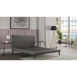 Bellona Flexy Baza Başlık Takımı Çift Kişilik Karyola Set - 150 x 200 cm - Gri
