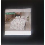 Bellona Nevresim Takımı Desire Tekli Nevresim Takımı - 160 x 220 cm - Beyaz - Pembe