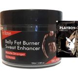 Belly Fat Burner Sweat Enhancer Kadınlara Özel Gereksiz Yağlara Kas Şekillendirme Kremi + 1 Hediy.e Jel ASMX2-2:0127