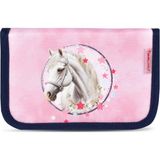 Belmil Amazing Horses Kalem Kutusu 335-72 Pembe Desenli Hafif ve Taşınabilir Okul Uyumlu