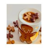 Belmod Yılbaşı Ginger Bread Çikolata Esanslı Kurabiye Adam Buhurdanlık Mumu - 6 Adet