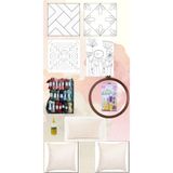 Belomia Home Collection 30 P Arça Punch Kırlent Işleme Seti
