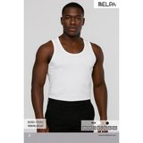 Belpa Ersa Iç Giyim Erkek Penye Atlet 6'Lı, Beyaz, XL