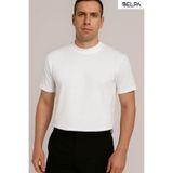 Belpa Ersa Iç Giyim Erkek Penye Sıfır Yaka Yarım Kol Atlet 6'Lı, Beyaz, 4XL