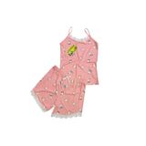 Belpa Sıla Sella Bamboo Kadın Şortlu Pijama Takımı 2– Askılı Dantel Detaylı, Pembe, XL