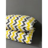 Belsina 2 Li Fermuarlı Yastık Kılıfı 50*70 cm Kolay Ütülenir - Sarı