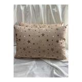 Belsina Home Kahve Yıldız | 2 Adet Fermuarlı Yastık Kılıfı | 50x70 Cm