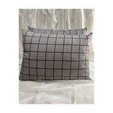 Belsina Home Kareli | 2 Adet Fermuarlı 50x70 Cm Yastık Kılıfı