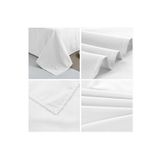 Belsina Home Ranforce Tek/çift Kişilik Beyaz Düz Çarşaf (OTELLER İÇİN KALİTELİ VE SIK DOKUMA)