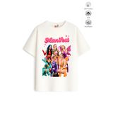 Belya Kids Wear Kız Çocuk Oversize Kalıp Pamuklu Belya Kids Tasarım Manifest 33 Tişört