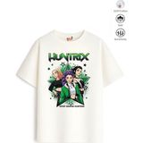 Belya Kids Wear Kız Çocuk Tam Kalıp Hun Tasarım 12 Oversize Tişört - Çok Renkli - 7 - 8 Yaş