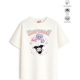 Belya Kids Wear Kız Çocuk Tam Kalıp Kur Tasarım 20 Oversize Tişört - Çok Renkli - 9 - 10 Yaş