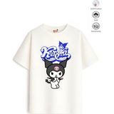 Belya Kids Wear Kız Çocuk Tam Kalıp Kur Tasarım 23 Oversize Tişört - Çok Renkli - 4 - 5 Yaş