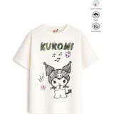 Belya Kids Wear Kız Çocuk Tam Kalıp Kur Tasarım 25 Oversize Tişört - Çok Renkli - 4 - 5 Yaş