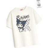 Belya Kids Wear Kız Çocuk Tam Kalıp Kur Tasarım 27 Oversize Tişört - Çok Renkli - 4 - 5 Yaş