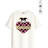 Belya Kids Wear Kız Çocuk Tam Kalıp Kur Tasarım 30 Oversize Tişört - Çok Renkli - 4 - 5 Yaş