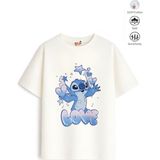 Belya Kids Wear Kız Çocuk Tam Kalıp Sh Tasarım 33 Oversize Tişört - Çok Renkli - 7 - 8 Yaş