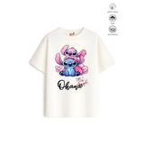 Belya Kids Wear Kız Çocuk Tam Kalıp Sh Tasarım 34 Oversize Tişört