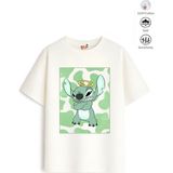 Belya Kids Wear Kız Çocuk Tam Kalıp Sh Tasarım 35 Oversize Tişört - Çok Renkli - 4 - 5 Yaş