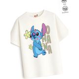 Belya Kids Wear Kız Çocuk Tam Kalıp Sh Tasarım 36 Oversize Tişört - Çok Renkli - 4 - 5 Yaş