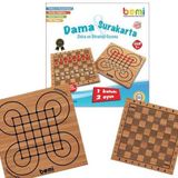 Bemi Ahşap Tabla Surakarta Ve Dama Oyunu