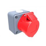 Bemis BC1-1504-2510 4x16A 3P+E 380V 50-60Hz 6h IP44 Duvar Prizi
