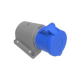 Bemis BC1-3403-2535 3x32A 2P+E 220V 50-60Hz 6H IP44 Eğik Duvar Prizi