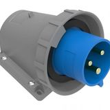 Bemis BC1-3403-7236 3x32A 2P+E 220V 50-60Hz 6H IP67 Eğik Duvar Fişi