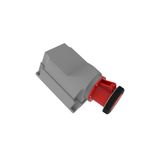 Bemis BC1-6505-7535 5/125A 3P+E+N 380V CEE Norm IP67 90 Derece Eğik Duvar Prizi