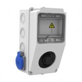 Bemis BD1-2101-2020 1/16A 220V V5 2'li Delikli Kombinasyon Kutusu