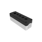 Bemis BT3-5000-0002 IP44 Siyah 5'li Plastik Buton Kutusu
