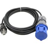 Bemis Cee Norm 16A Ev Şarj Uzatma Kablosu Monofaze 20 Metre | 3,7 Kw | 1/16A Fiş – 3/32A Priz | 3x2,5 Ttr |