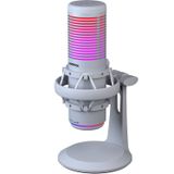 Bemol Beyaz Rgb Shock Mount Oyuncu Mikrofonu Yayıncı Mikrofonu Youtuber Mikrofonu