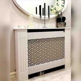 Bemonte Home Elegance Petek Kaplama, [120 cm ] Petek Kapama, Kalorifer Kaplaması, Petek Önü Dresuar, Peteklik - Beyaz