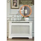 Bemonte Home Soft Dubble Petek Kaplama, [100 Cm] Petek Kapama, Kalorifer Kaplaması, Petek Önü Dresuar - Beyaz