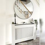 Bemonte Home Zebra Petek Kaplama, [100 cm ] Petek Kapama, Kalorifer Kaplaması, Petek Önü Dresuar, Peteklik - Beyaz