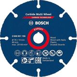 Bemy Ticaret 1x Expert Carbide Multi Wheel Kesici Diskler (Sert Ahşap, Çivili Ahşap, Plastik, Alçıpan Panel, Ø 76 Mm, Aksesuar Mini Avuç Taşlama Makinesi)