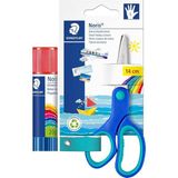 Bemy Ticaret 960 20 Nca Noris Clup 20 gr Stick Yapıştırıcı & 965 14LNBK Noris Clup Sol El Makas 14 cm 2'li Blister, 20 gr + Sol El