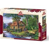 Bemy Ticaret Art Puzzle Huzurun Kıyısında 1000 Parça Yapboz Eğlenceli Tasarım 3+ Yaş İçin Zeka Geliştirici